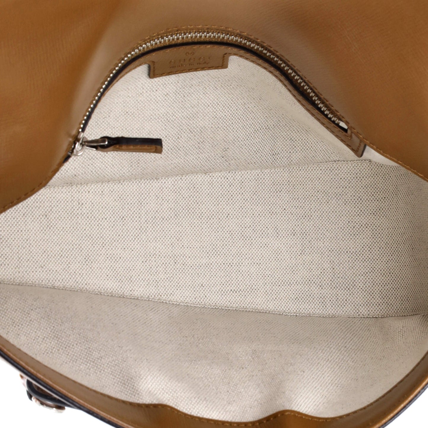 Horsebit 1955 Asymmetric Shoulder Bag GG Canvas with Leather Small