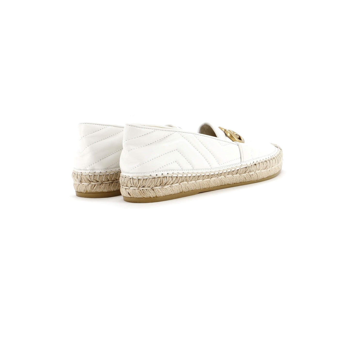 Women's GG Marmont Espadrilles Matelasse Leather