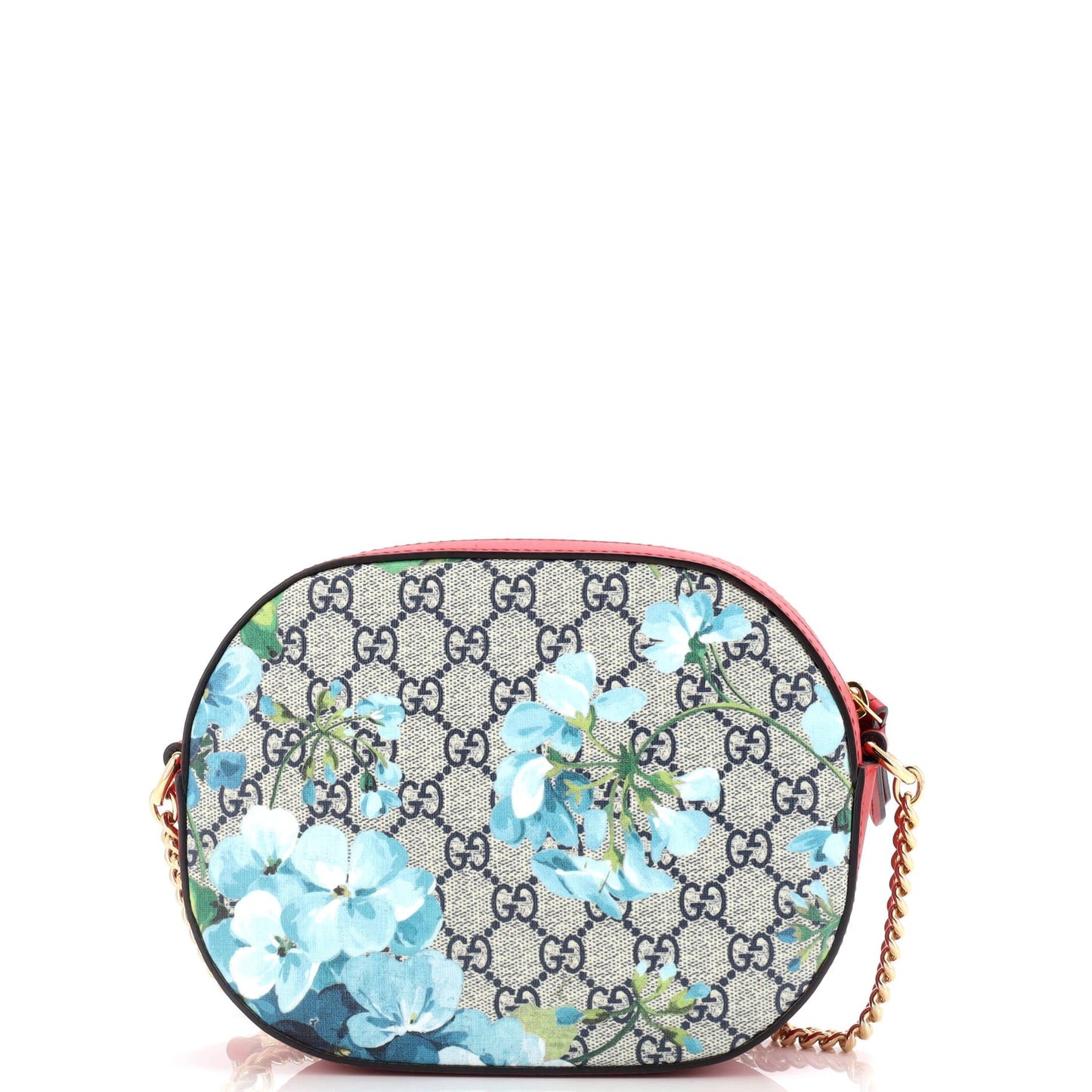 Chain Crossbody Bag Blooms Print GG Coated Canvas Mini