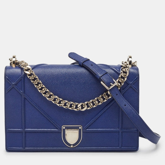 Dior Leather Medium Diorama Shoulder Bag