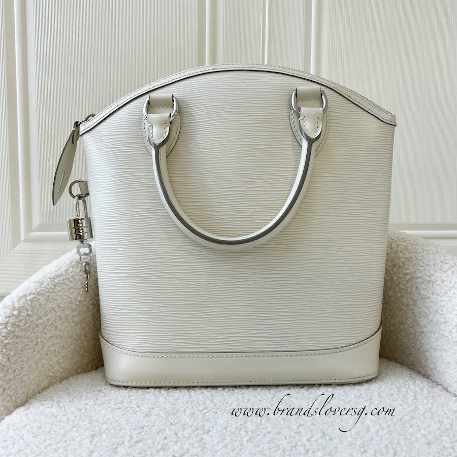 LV Vintage Lockit in Ivory Epi Leather SHW