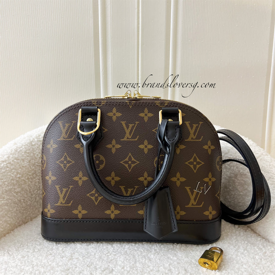LV Alma BB World Tour in Monogram Canvas and Black Leather GHW