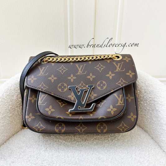 LV Passy Shoulder Bag in Monogram Canvas and GHW
