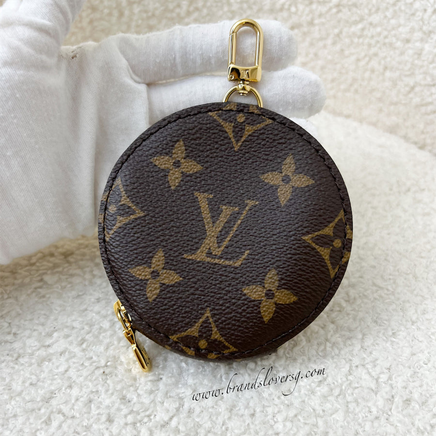 LV Multi Pochette Accessoires MPA Round Pouch in Monogram Canvas GHW