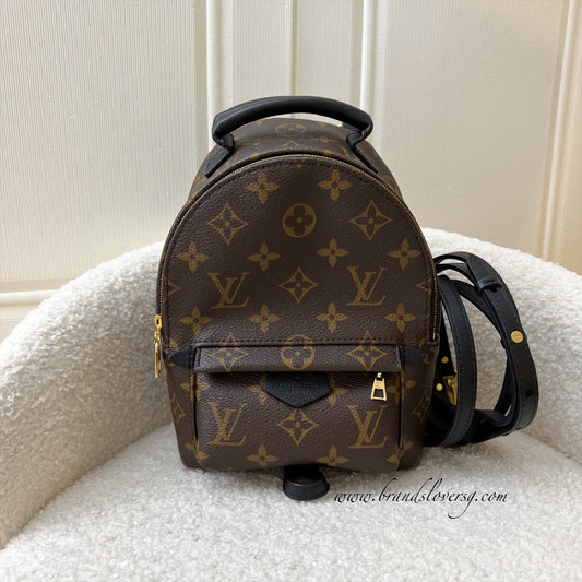 LV Palm Springs Mini Backpack in Monogram Canvas GHW