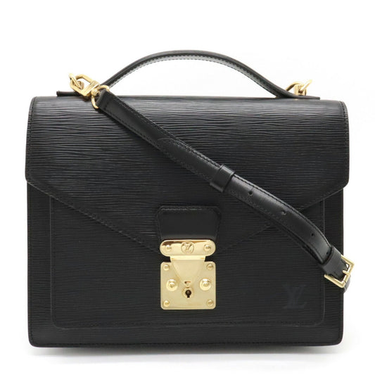 Louis Vuitton Monceau  Leather Shoulder Bag ()