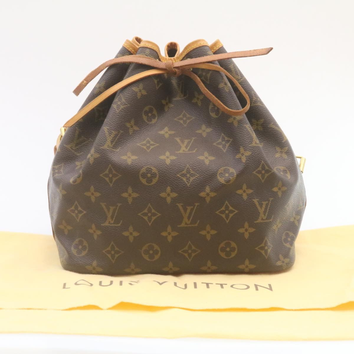 Louis Vuitton Petit Noé  Canvas Shoulder Bag ()