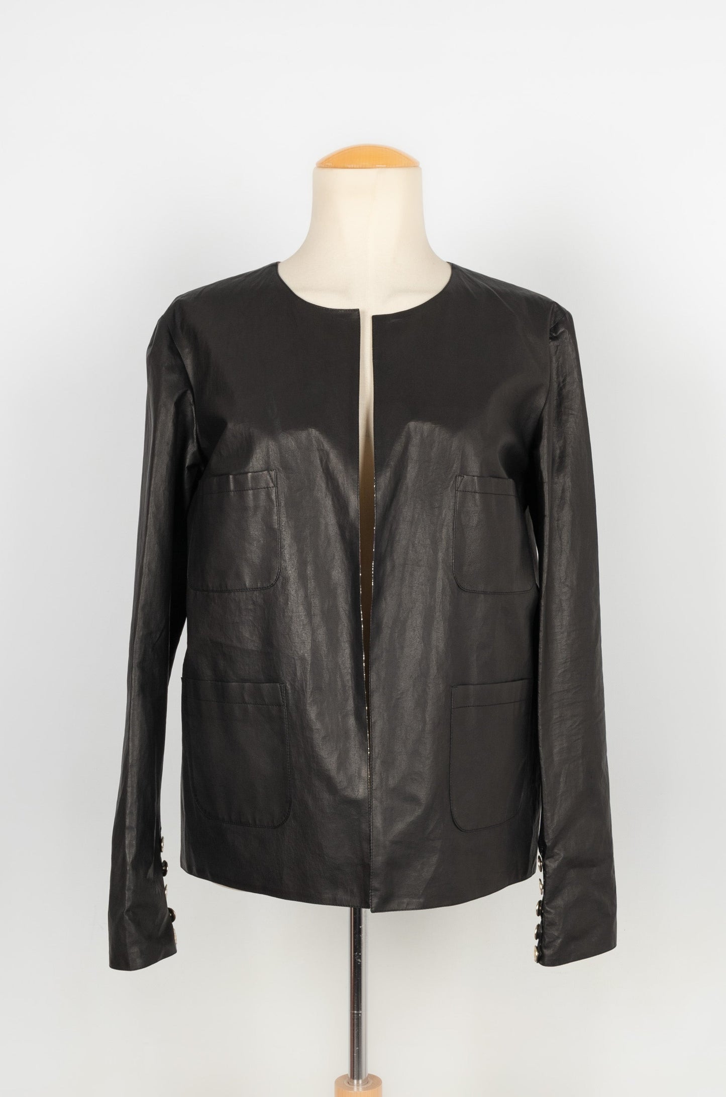 Veste en cuir Chanel