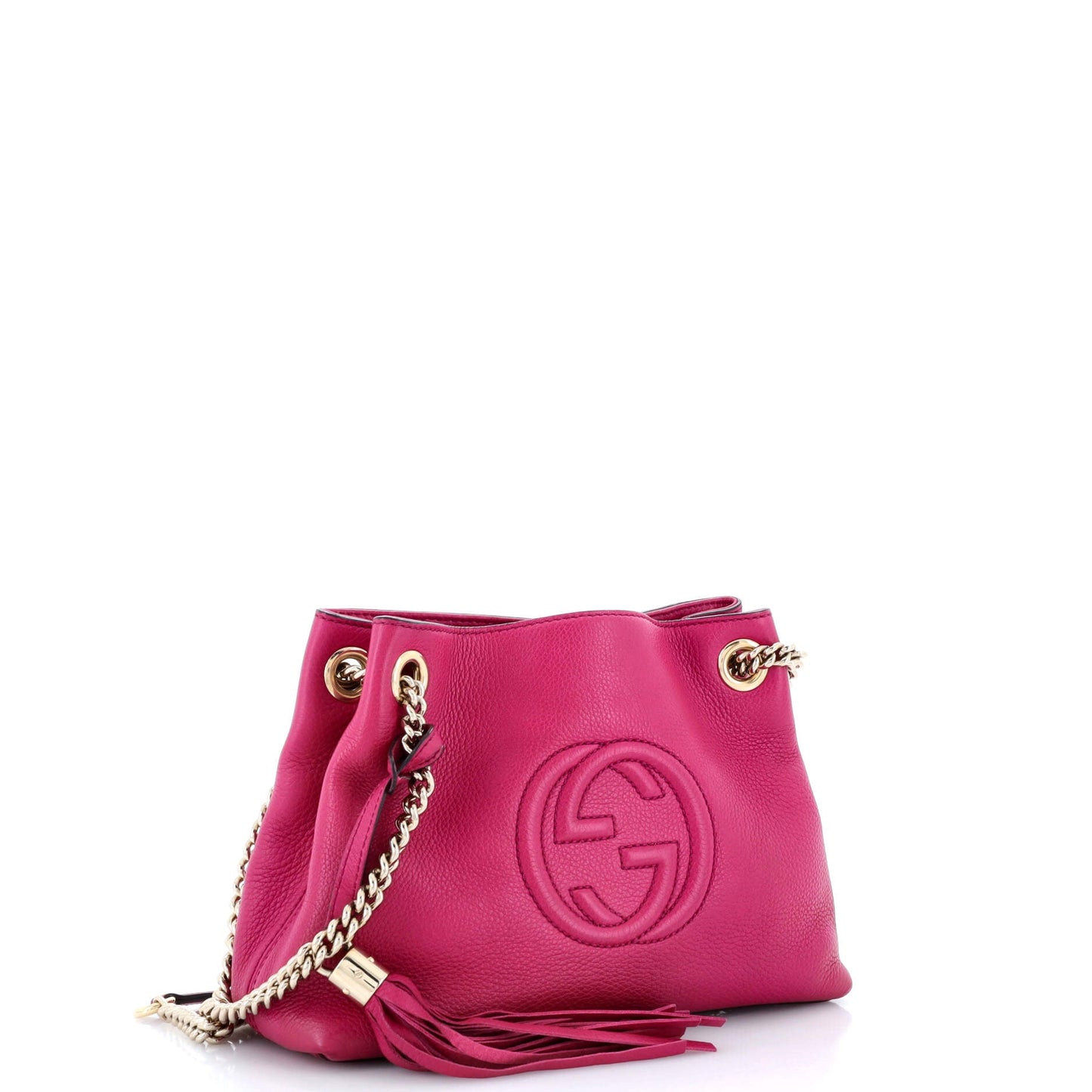 Soho Chain Strap Shoulder Bag Leather Mini