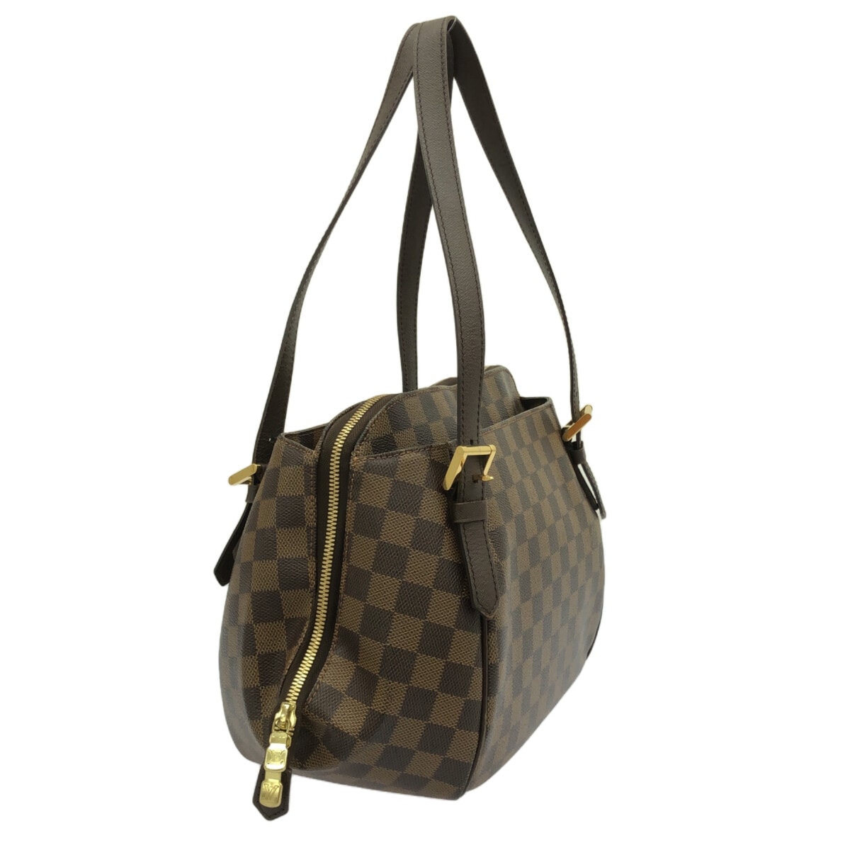 Louis Vuitton Belem Mm  Canvas Shoulder Bag ()