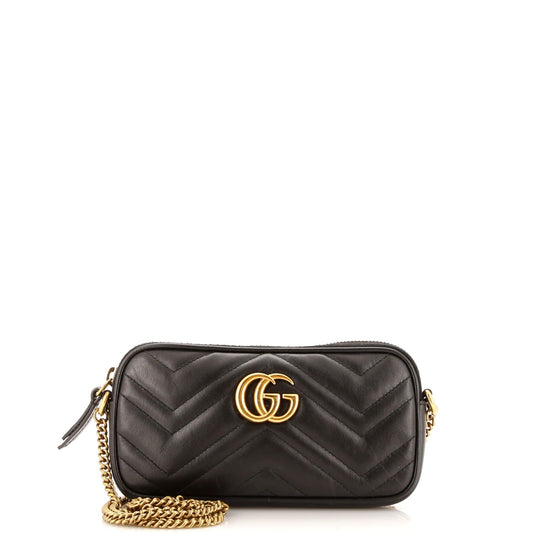 GG Marmont Shoulder Bag Matelasse Leather Mini