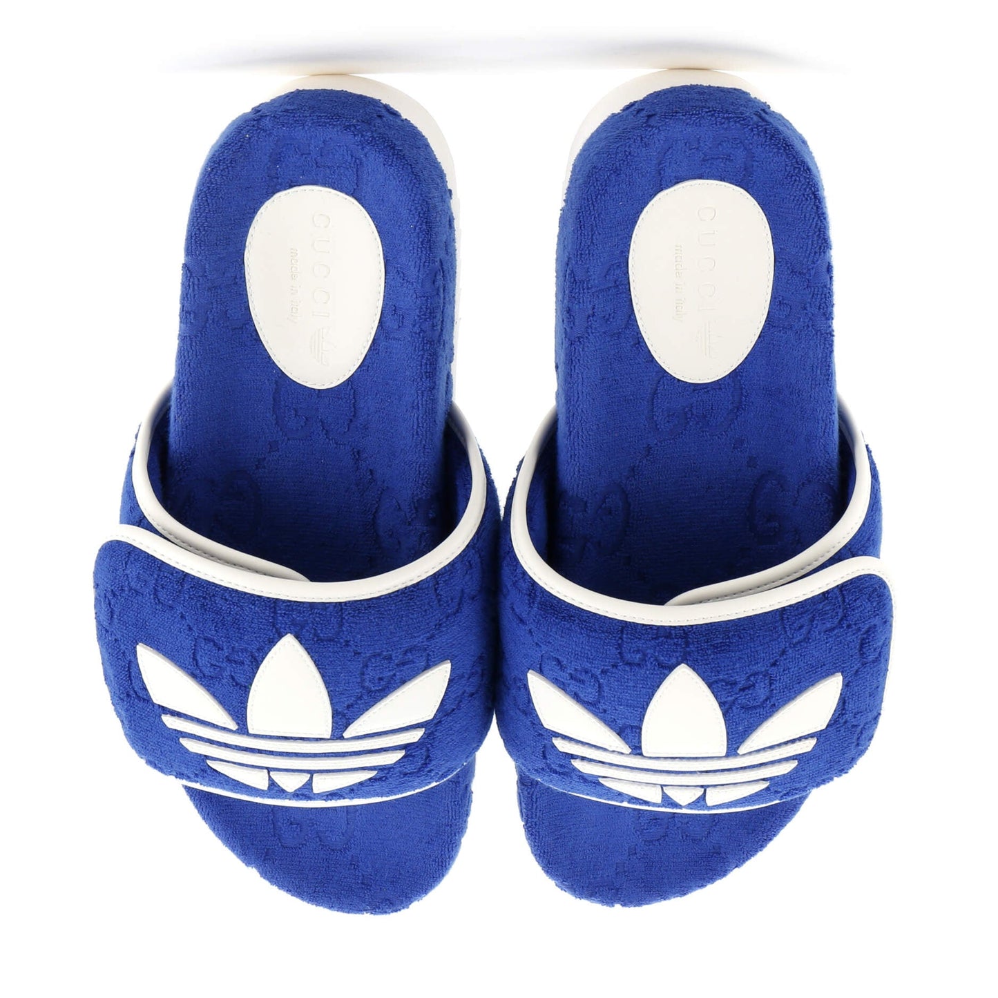 x Adidas Men's Platform Slide Sandals Terry Cloth