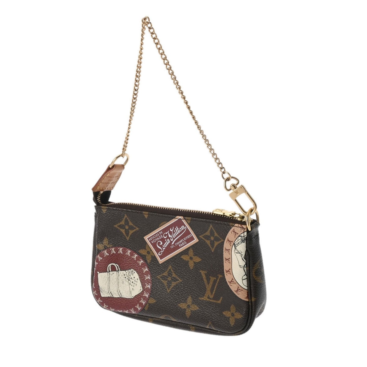 Louis Vuitton Pochette Accessoires  Canvas Shoulder Bag ()