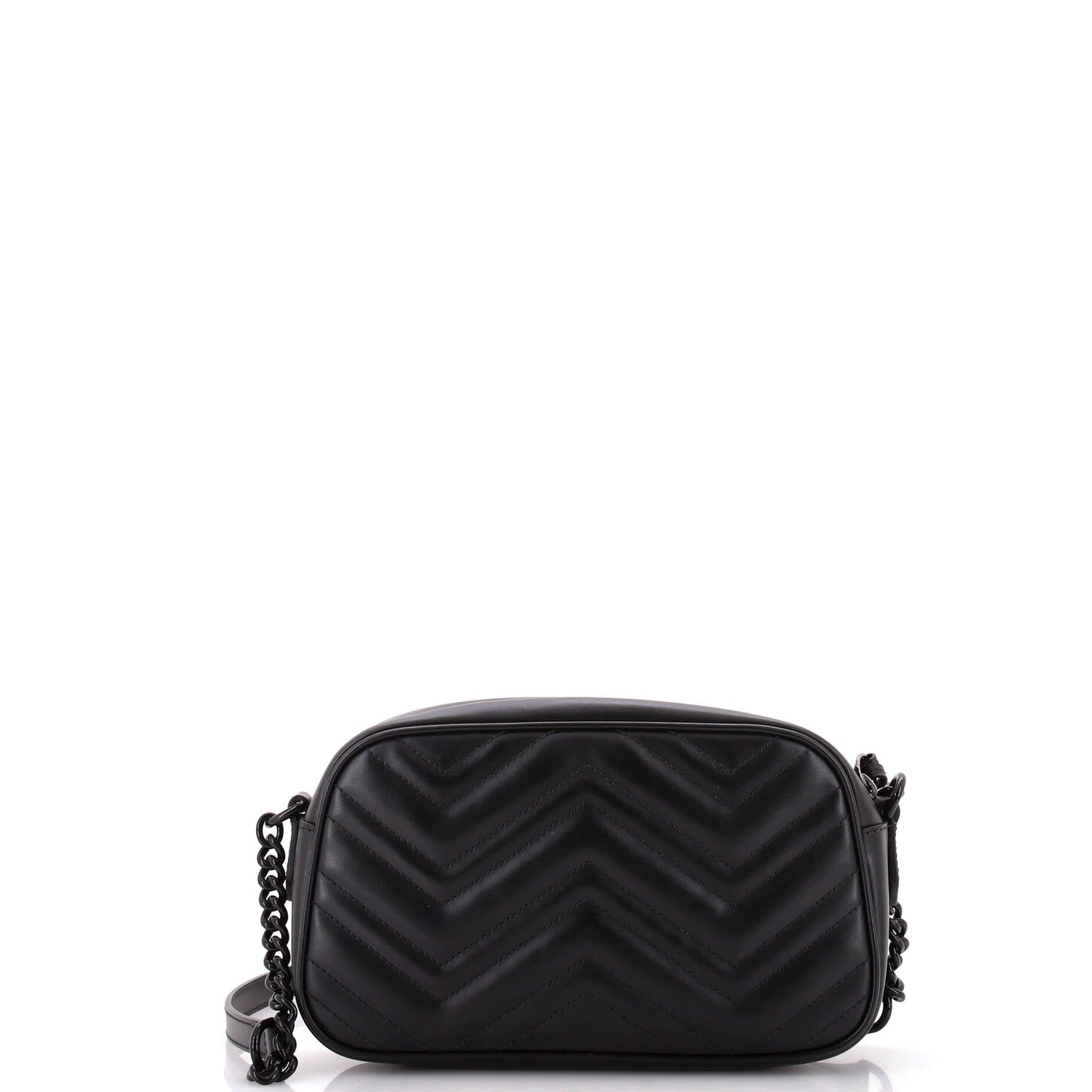 GG Marmont Monochrome Shoulder Bag Matelasse Leather Small