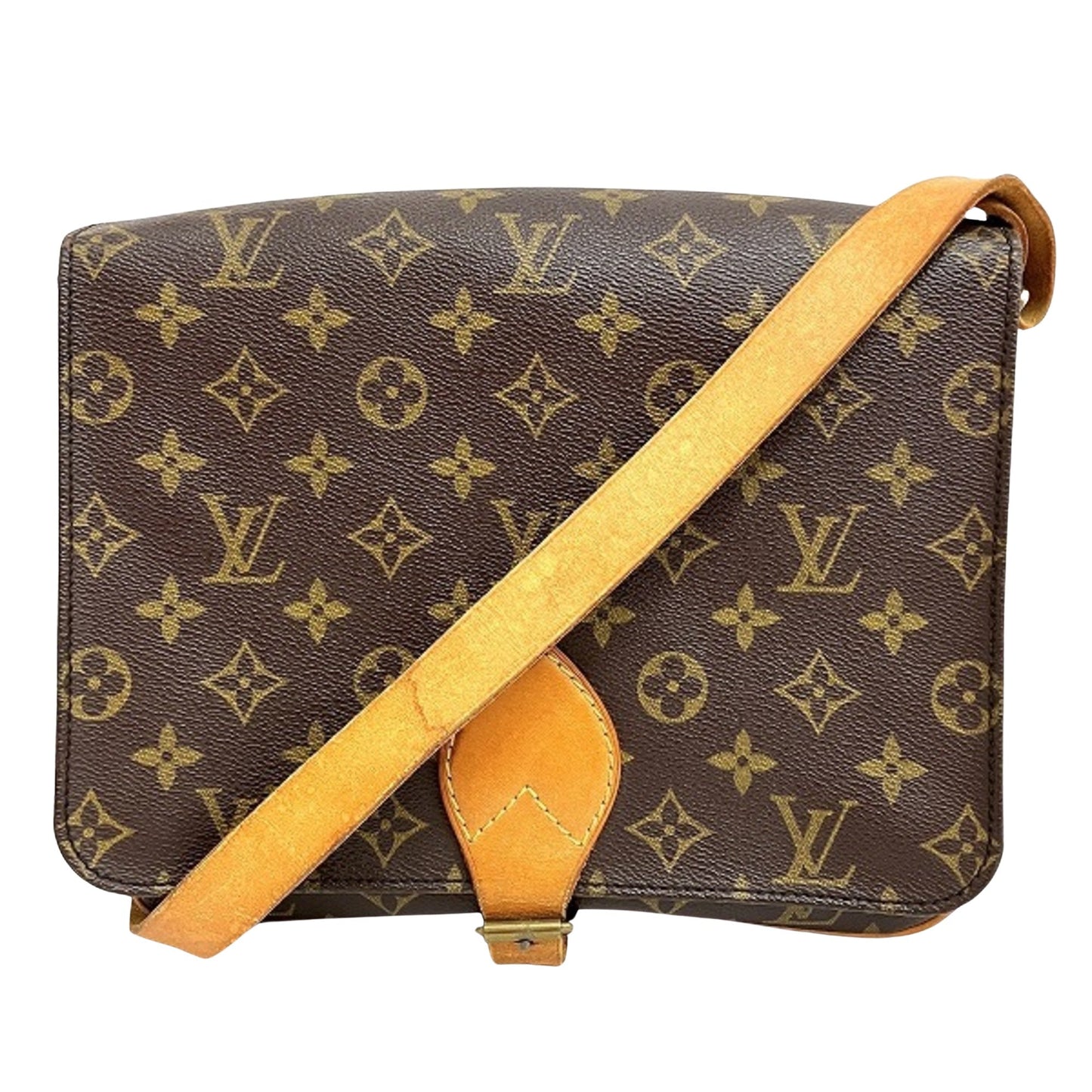 Louis Vuitton Cartouchière  Canvas Shoulder Bag ()