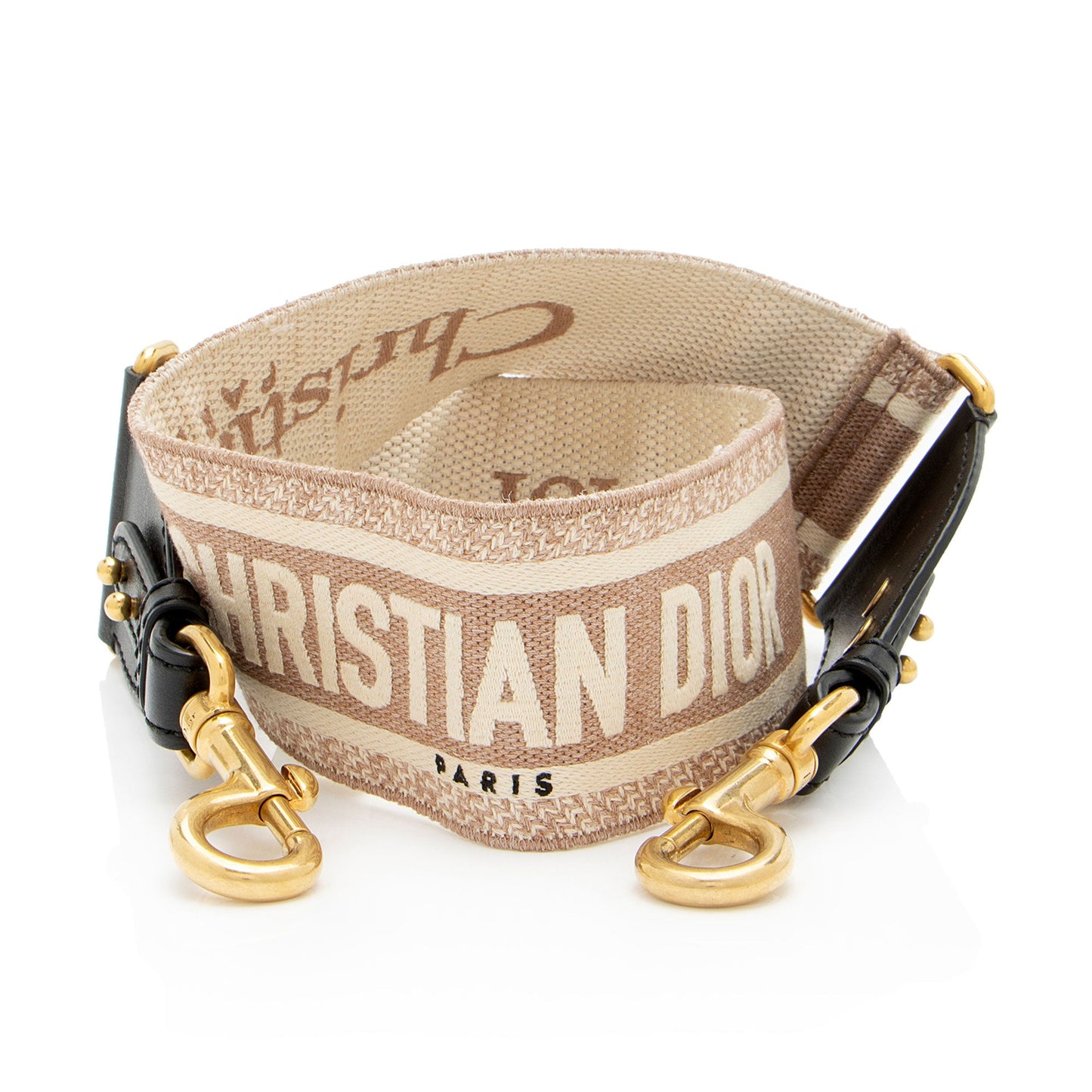 Dior Embroidered Oblique Shoulder Strap