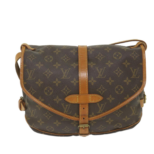 Louis Vuitton Saumur  Canvas Shoulder Bag ()