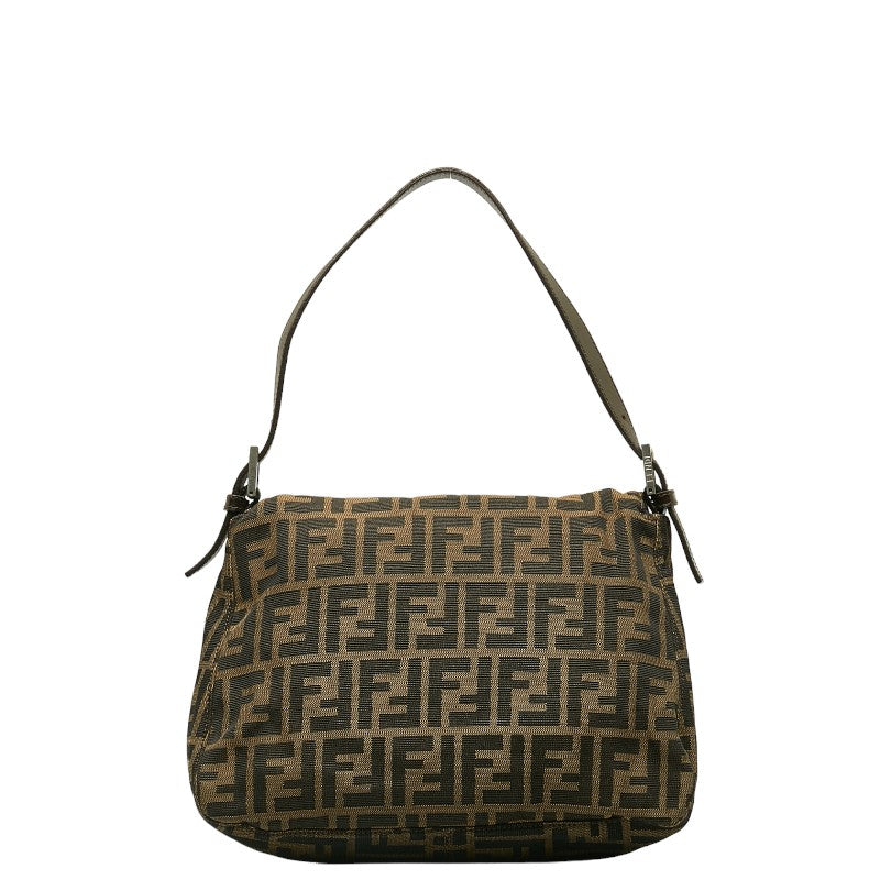 FY ZUCKA MANMABACKET ONE SHOULDER BAG Brown canvas leather ladies FENDI LOVE MARKET SHOP