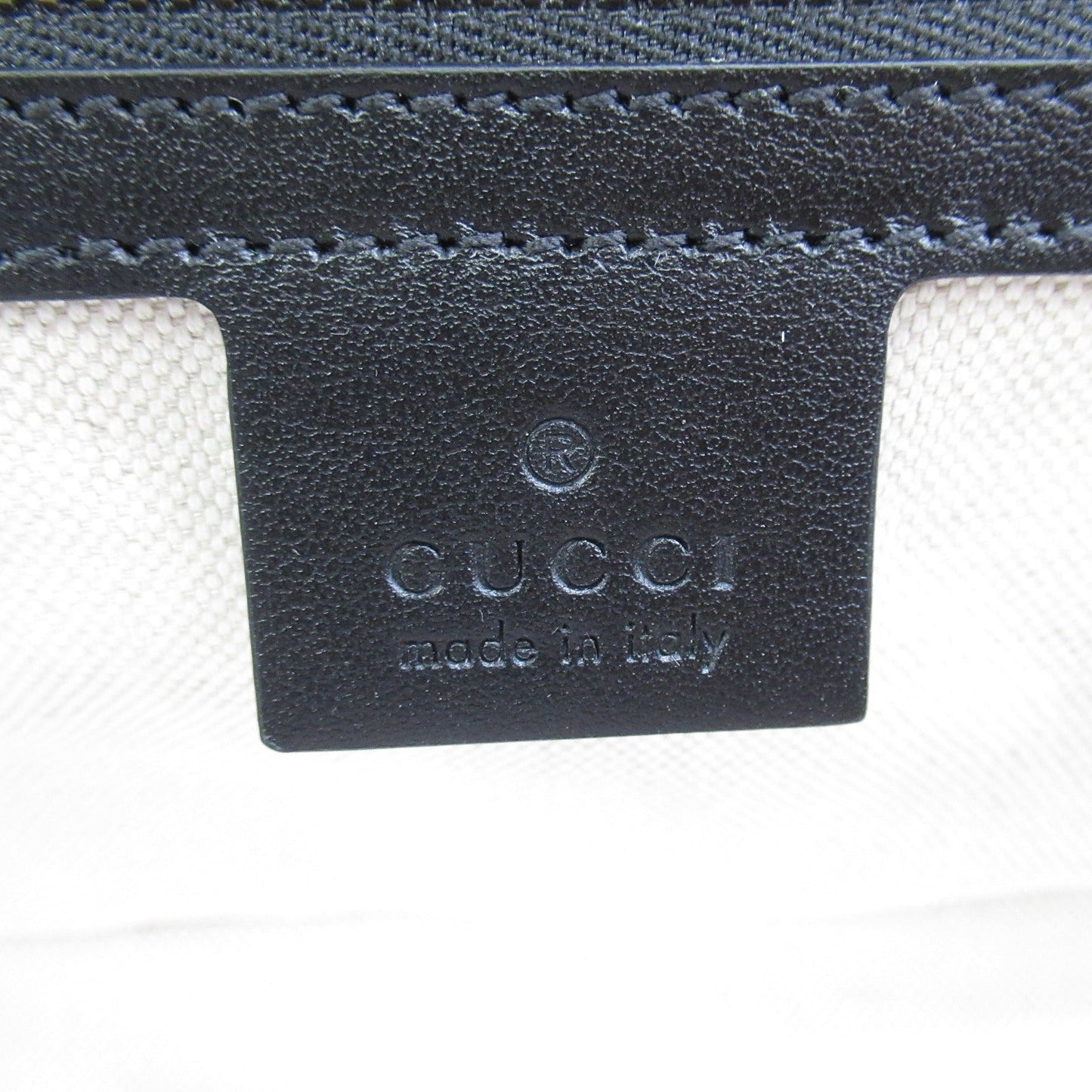 Gucci Gucci X BALENCIAGA Chain Shoulder Bag Leather  Black/White 443497