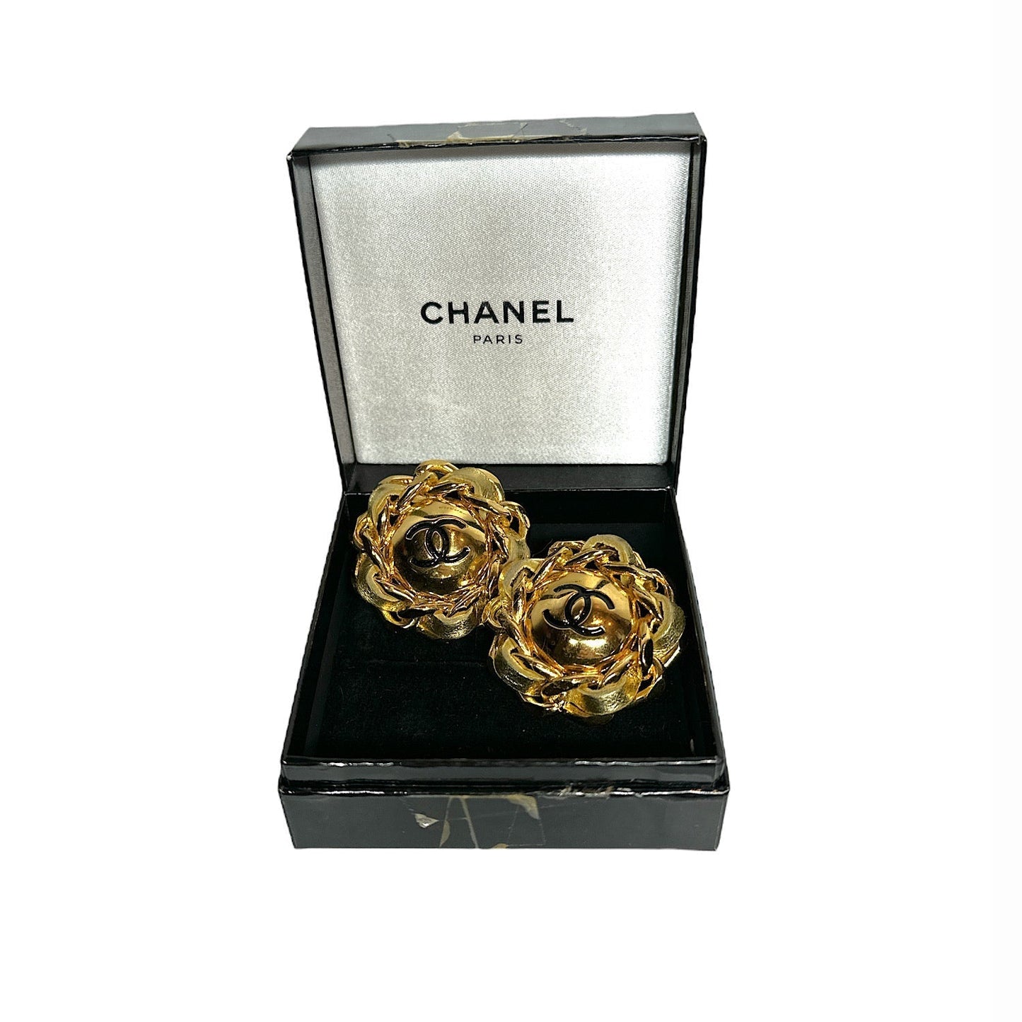 Vintage Chanel by Karl Lagerfeld Clip On Earrings