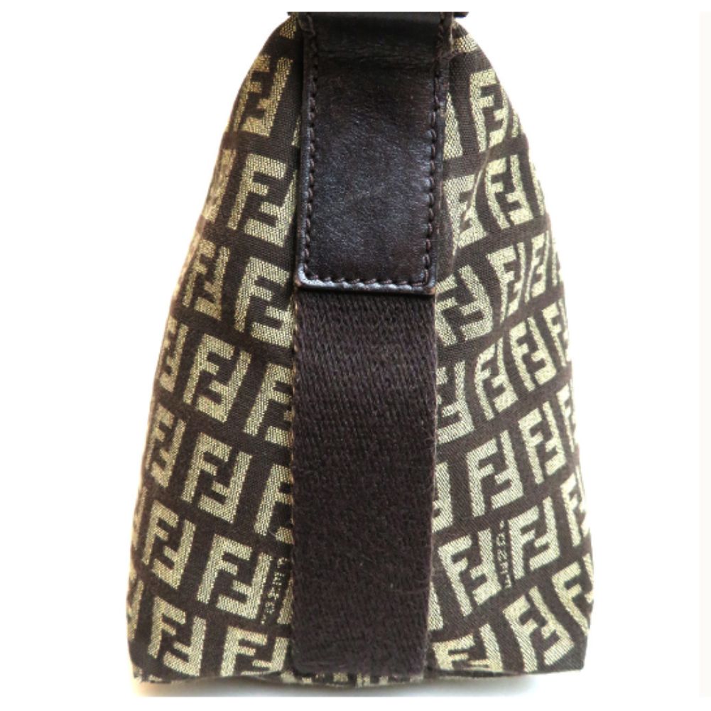 Fendi Zucchino Canvas Crossbody Bag - '10s