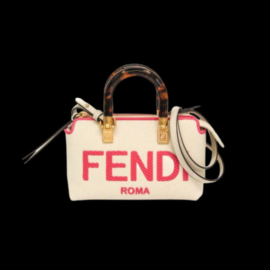 Beige Canvas Fendi By The Way