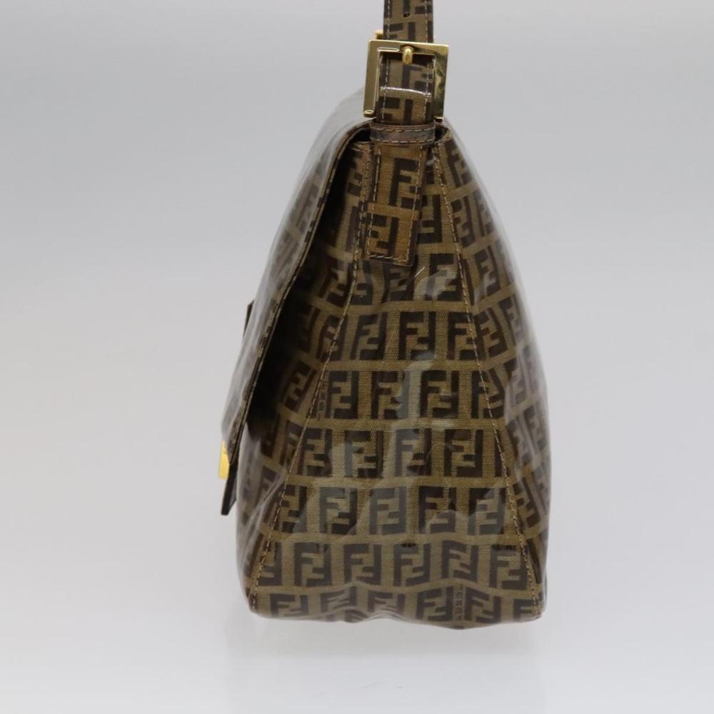 Beige Canvas Fendi Baguette