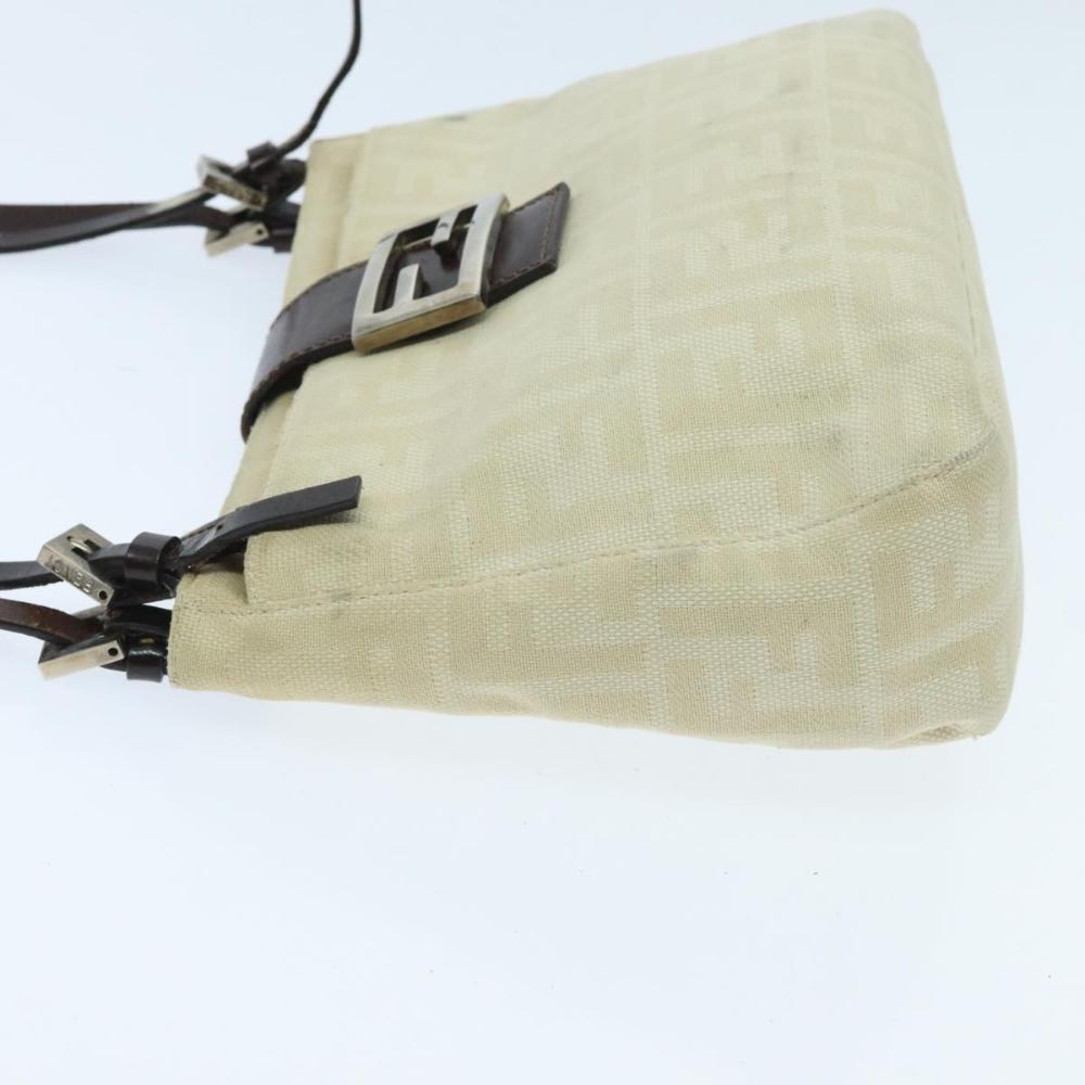 Beige Canvas Fendi Baguette Mamma