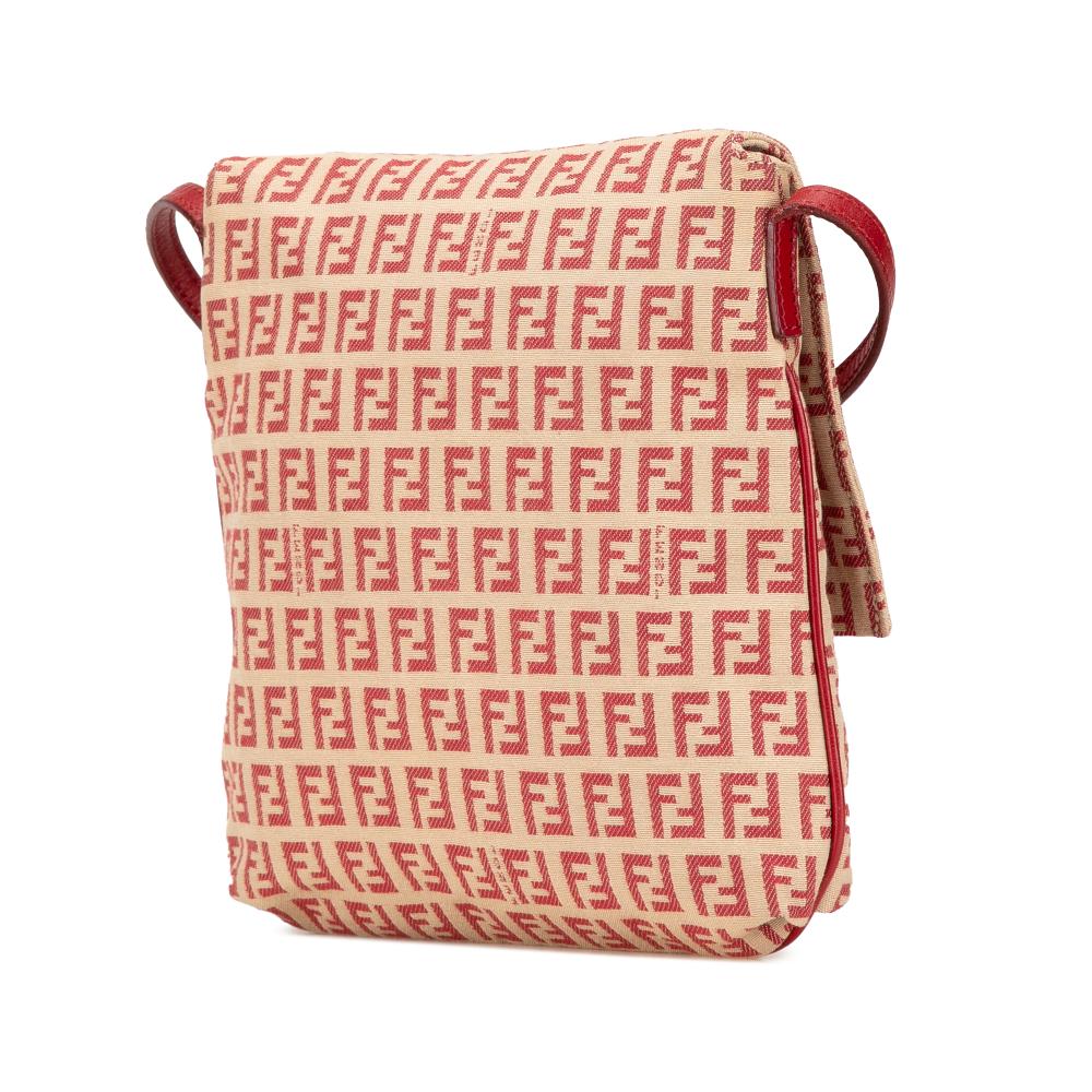 Beige Canvas Fendi Crossbody Bag
