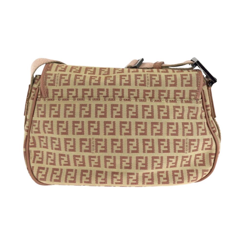 Beige Canvas Fendi Crossbody Bag