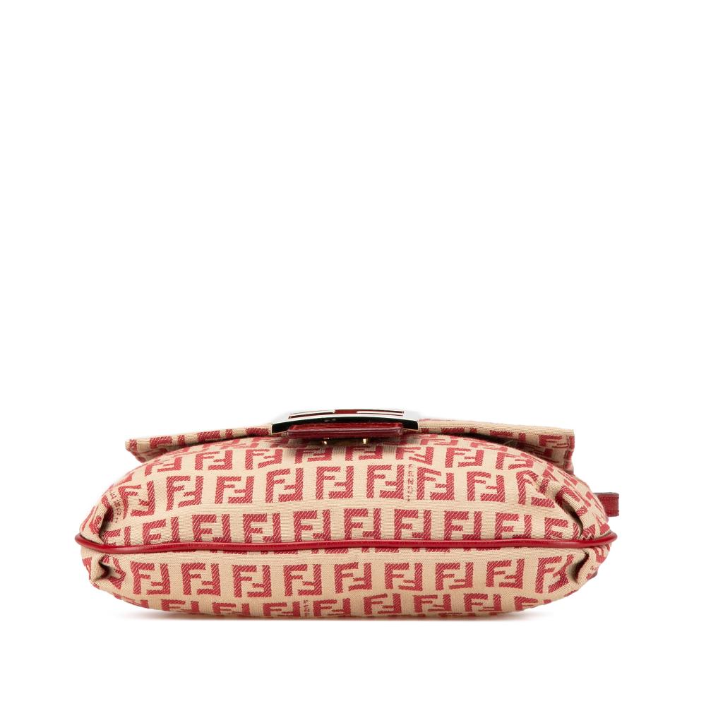 Beige Canvas Fendi Crossbody Bag