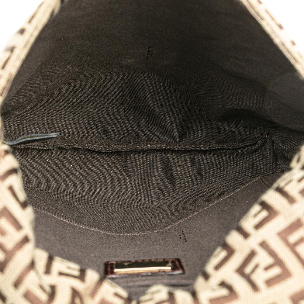 Beige Canvas Fendi Crossbody Bag
