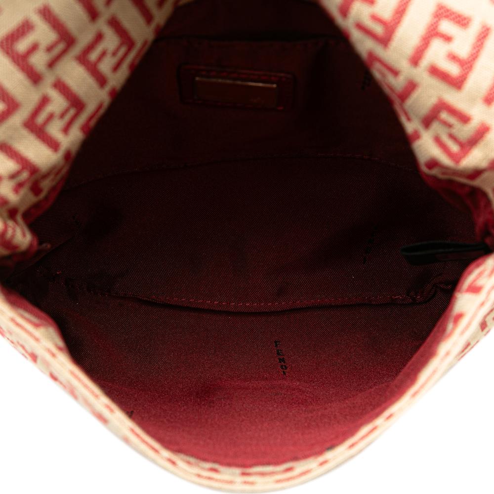 Beige Canvas Fendi Crossbody Bag