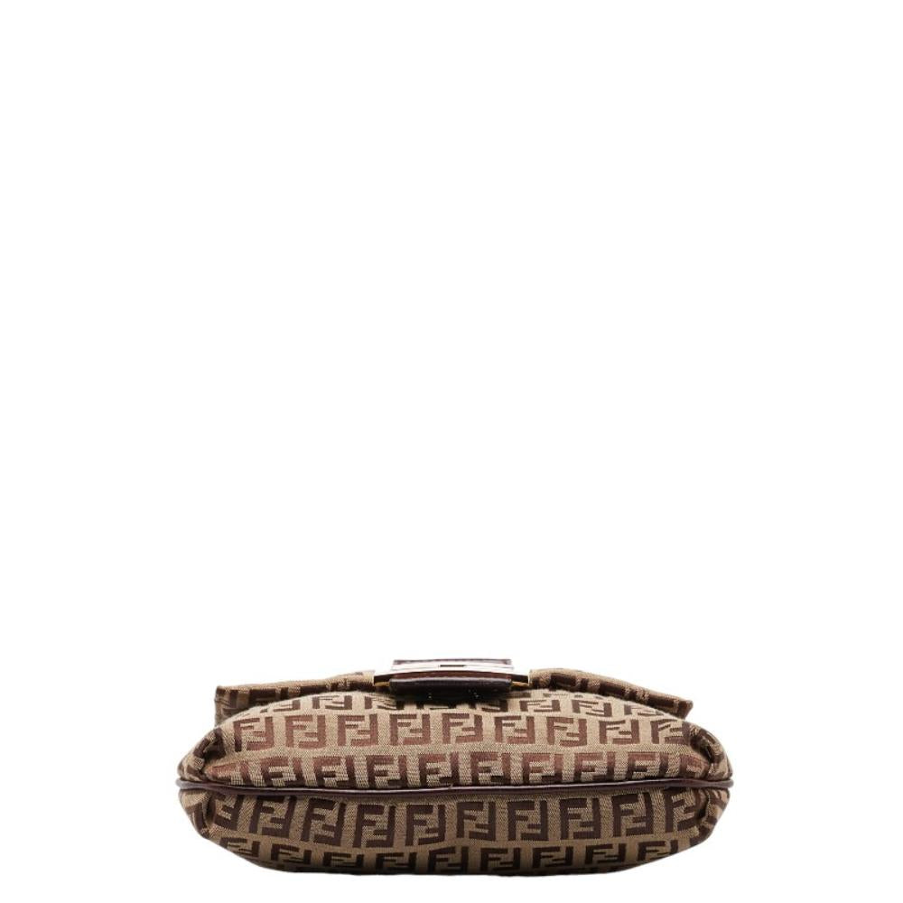 Beige Canvas Fendi Crossbody Bag