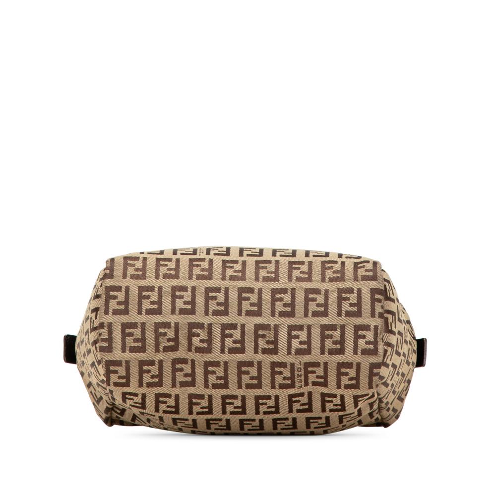 Beige Canvas Fendi Handbag