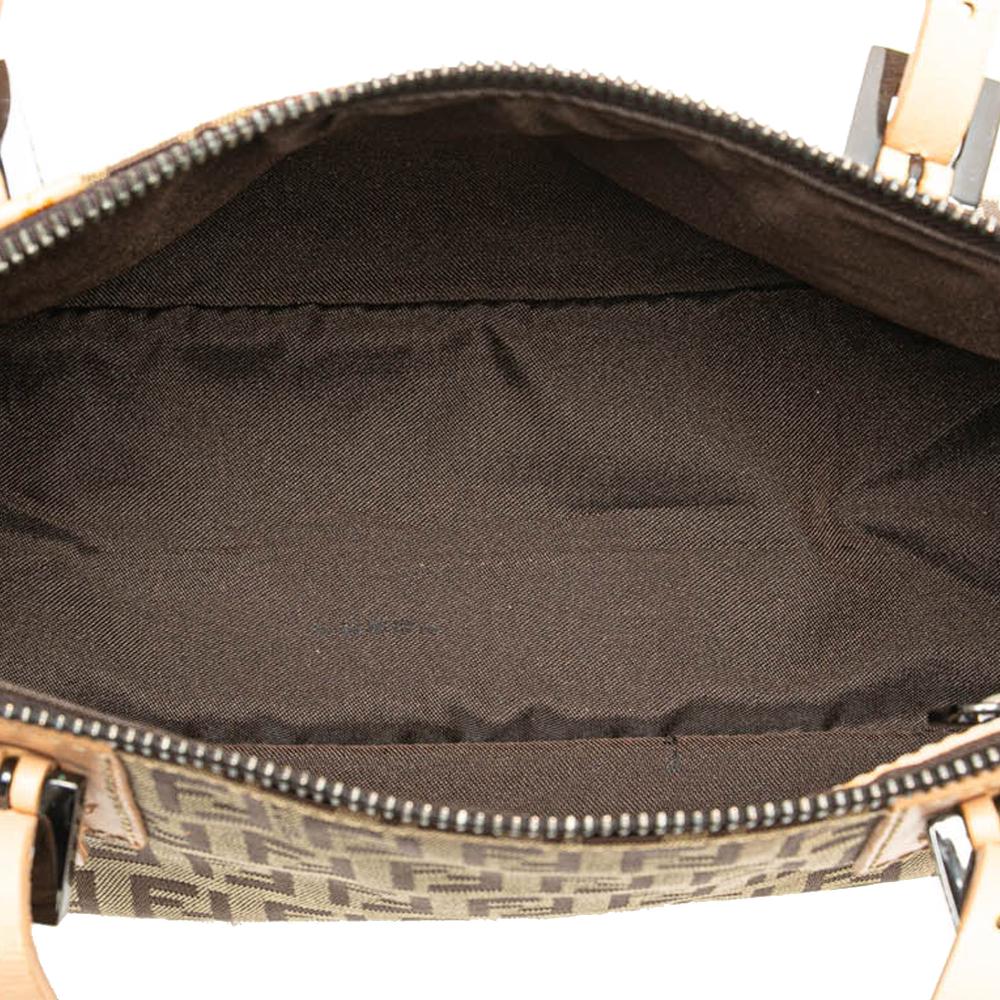 Beige Canvas Fendi Handbag