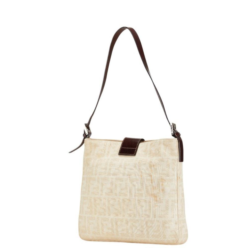 Beige Canvas Fendi Mamma Bag