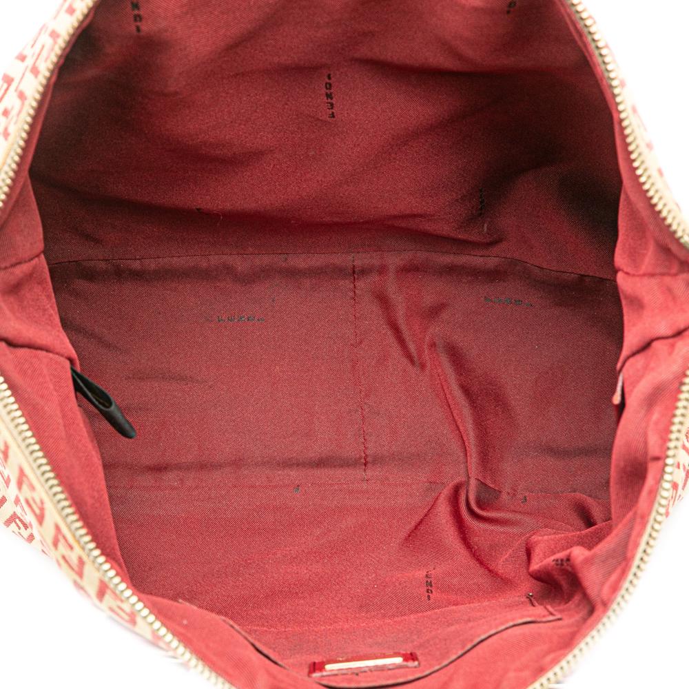 Beige Canvas Fendi Tote