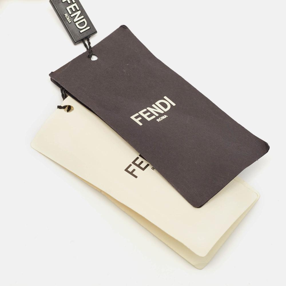 Beige Canvas Fendi Travel Bag