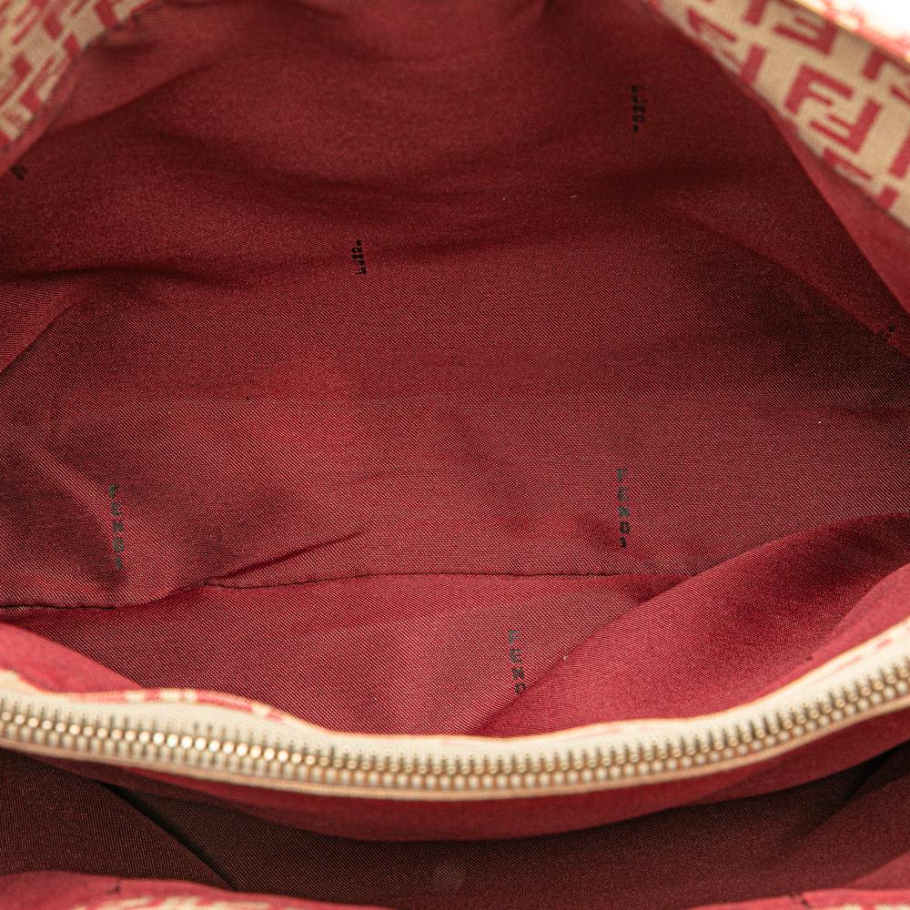 Beige Canvas Fendi Tote