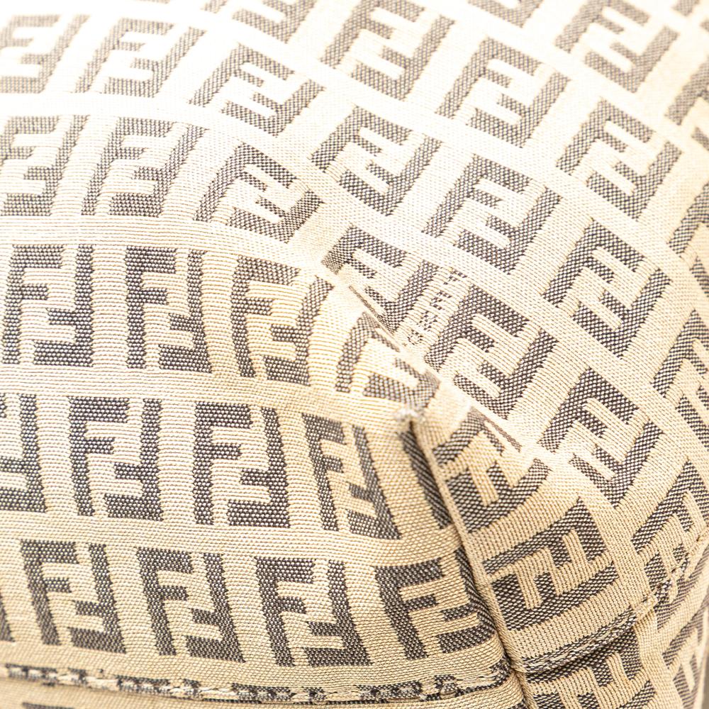 Beige Canvas Fendi Tote