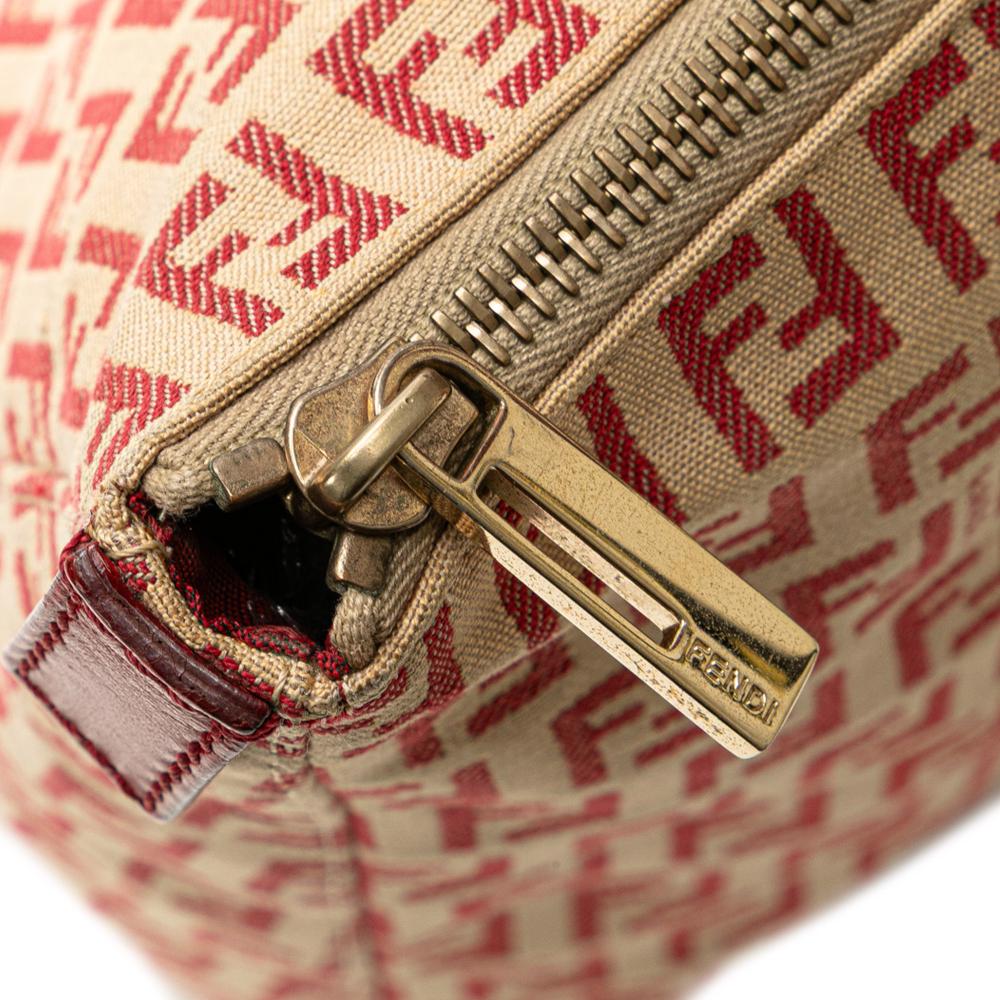 Beige Canvas Fendi Tote