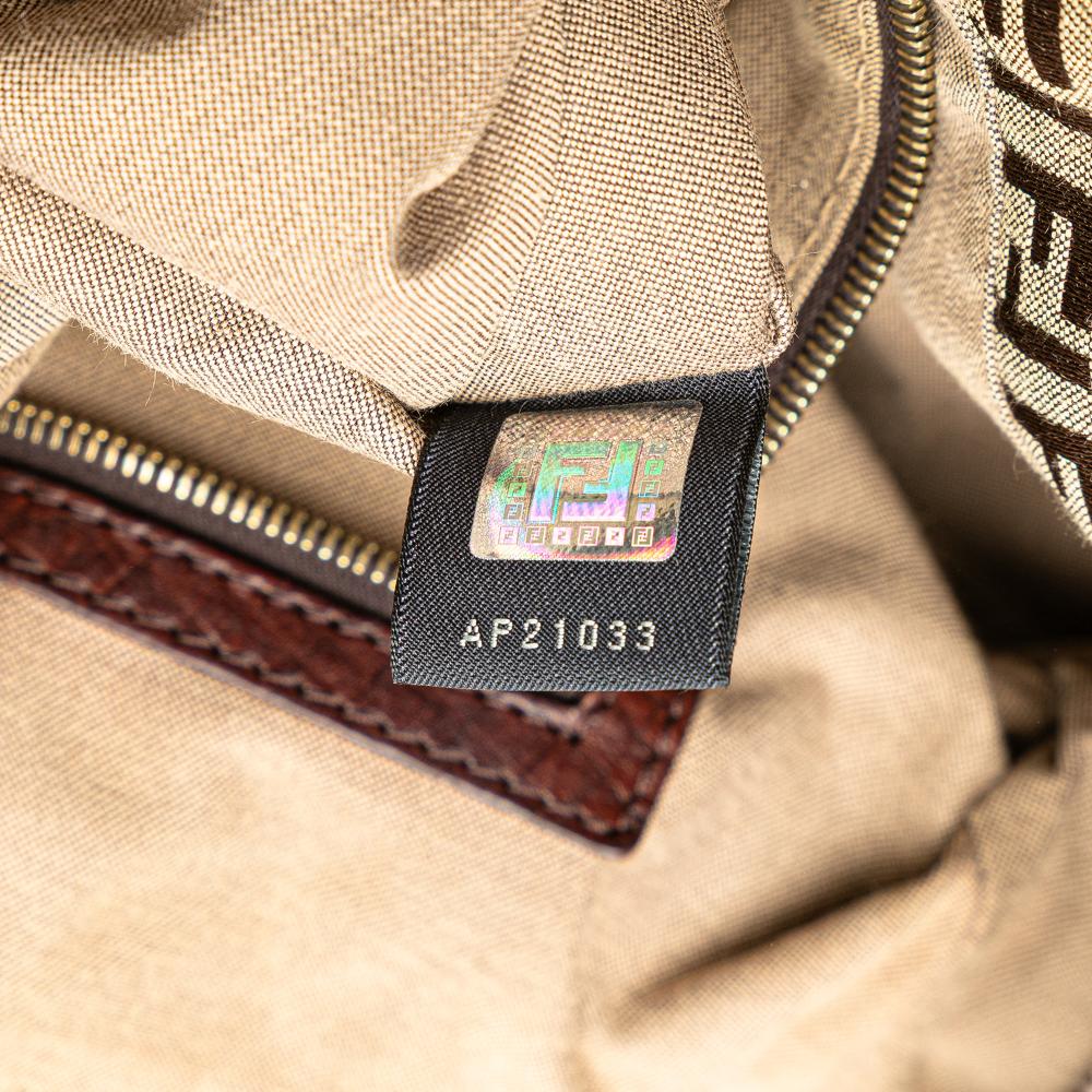 Beige Canvas Fendi Tote