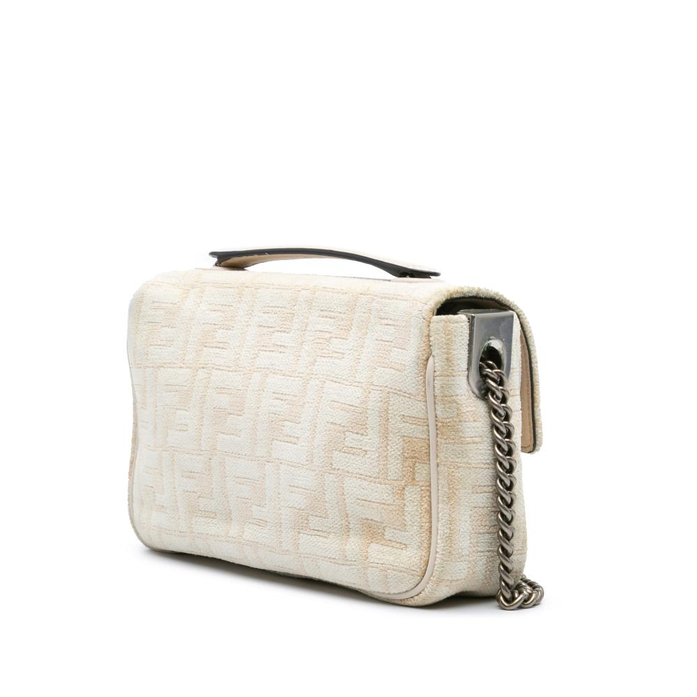 Beige Cotton Fendi Baguette