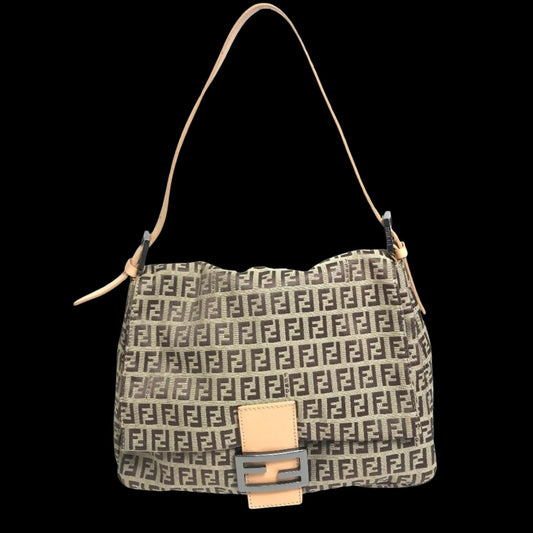 Beige Fabric Fendi Baguette