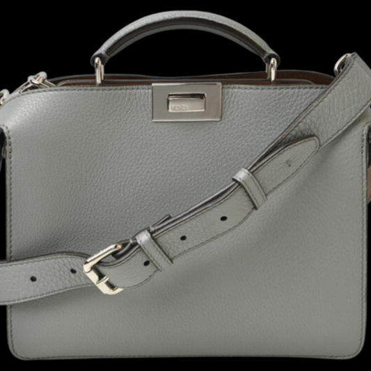 Beige Fabric Fendi Peekaboo