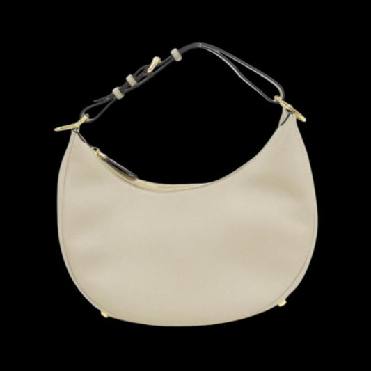 Beige Leather Fendi Shoulder Bag