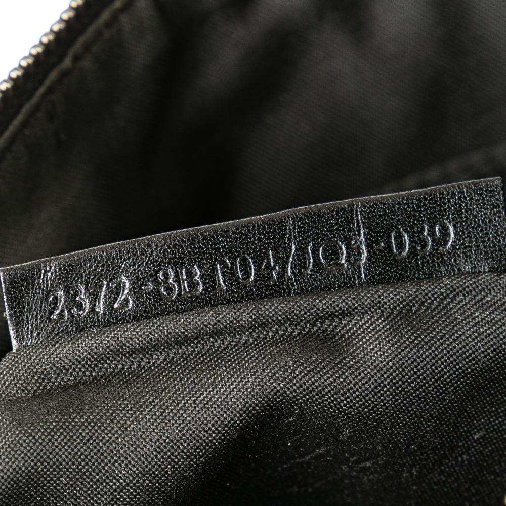 Black Canvas Fendi Crossbody Bag
