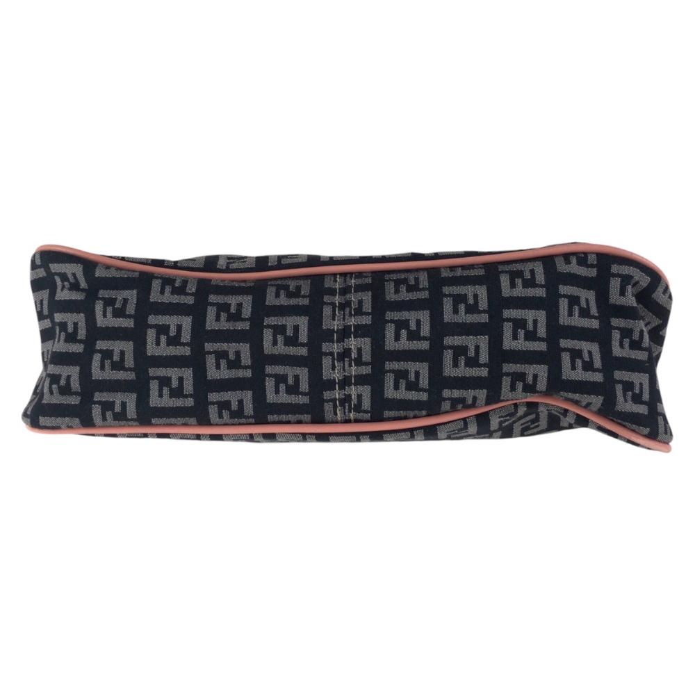 Black Canvas Fendi Shoulder Bag