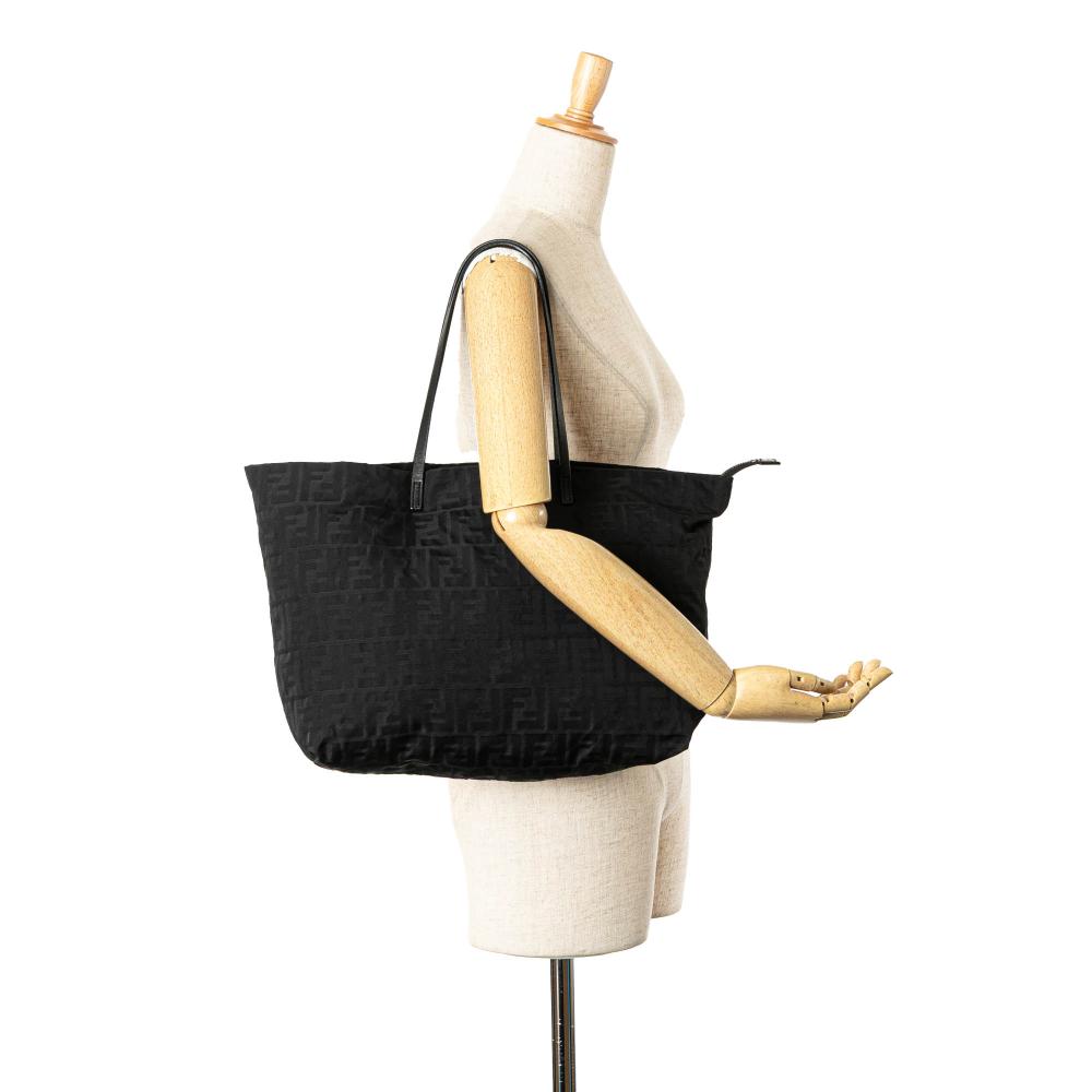 Black Canvas Fendi Tote